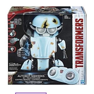 Hasbro Transformers Autobot Sqweeks RC Figure in Light Blue